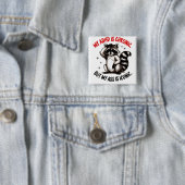 私のAdhdは慢性的だが、私のお尻は象徴的だ 缶バッジ (インサイチュ)