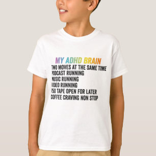 私のADHD脳神経多様性認識度ギフト Tシャツ