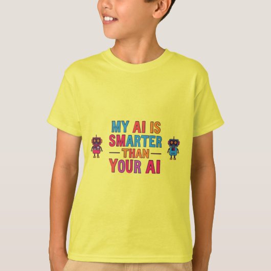 私のAIの方が賢い Tシャツ (正面)
