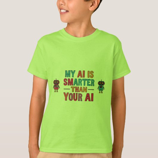 私のAIは賢い Tシャツ (正面)