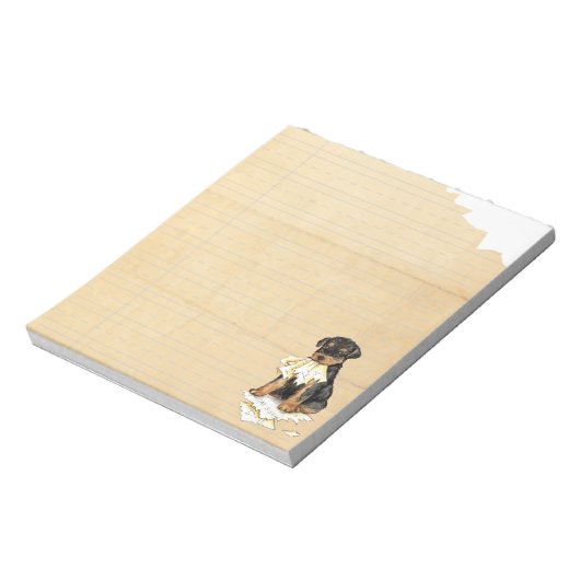 私のAiredaleは私の宿題を食べました ノートパッド (回転)