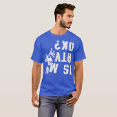 私のATVはOKモータースポーツオフロードバイクもしくは自転車に乗る人クワッドATV Tシャツ (正面フル)