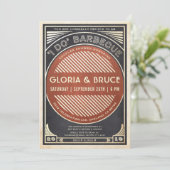 私のBBQ招待状 | カップルシャワー 招待状 (スタンド正面)