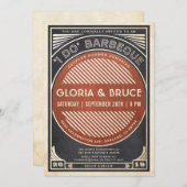 私のBBQ招待状 | カップルシャワー 招待状 (正面/裏面)