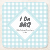 私のBBQ スクエアペーパーコースター (正面)