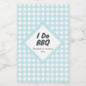 私のBBQ フードラベル (シングルラベル)