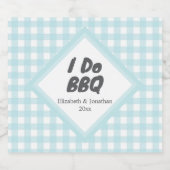 私のBBQ リキュールボトルラベル (シングルラベル)