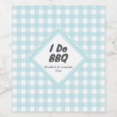 私のBBQ ワインラベル (シングルラベル)