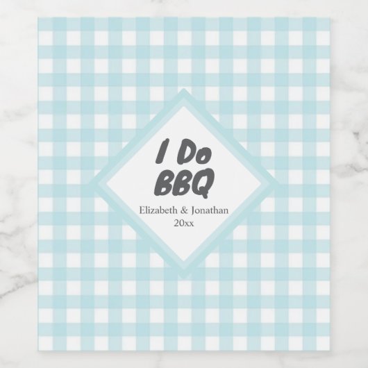 私のBBQ ワインラベル (シングルラベル)