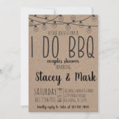 私のBBQ 招待状 (正面)