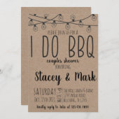 私のBBQ 招待状 (正面/裏面)