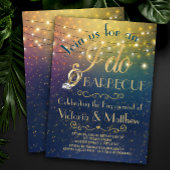 私のBBQ 星空の夜 BBQ 招待状