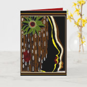 私のBFFの挨拶状 カード (黄色い花)