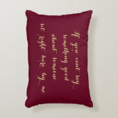 私のBffゴシップ愛おもしろい者の枕のすぐ隣に座る アクセントクッション (正面(垂直))