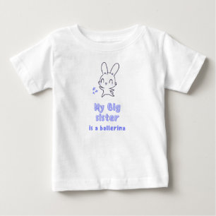 私のbg姉妹はバレリーナ ベビーTシャツ