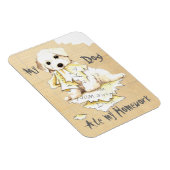 私のBichon食べの宿題 マグネット (右側)