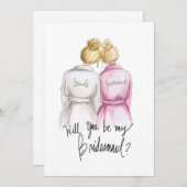 私のBMですか。 Blのパンの花嫁Blのパンの女中 サンキューカード (正面/裏面)