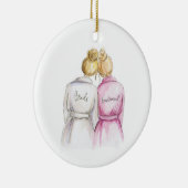 私のBMですか。 Blのパンの花嫁Blのパンの女中 セラミックオーナメント (右)