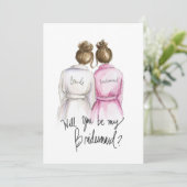 私のBMですか。 Brのパンの花嫁のBrのパンの女中 サンキューカード (スタンド正面)