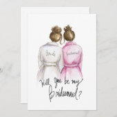 私のBMですか。 Brのパンの花嫁のBrのパンの女中 サンキューカード (正面/裏面)