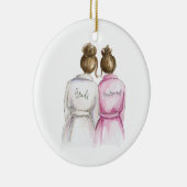 私のBMですか。 Brのパンの花嫁のBrのパンの女中 セラミックオーナメント (右)