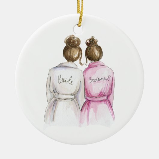 私のBMですか。 Brのパンの花嫁のBrのパンの女中 セラミックオーナメント (正面)