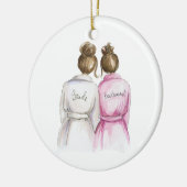 私のBMですか。 Brのパンの花嫁のBrのパンの女中 セラミックオーナメント (左)