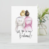 私のBMになる?Blバンブライトクバーバンメイド サンキューカード (スタンド正面)