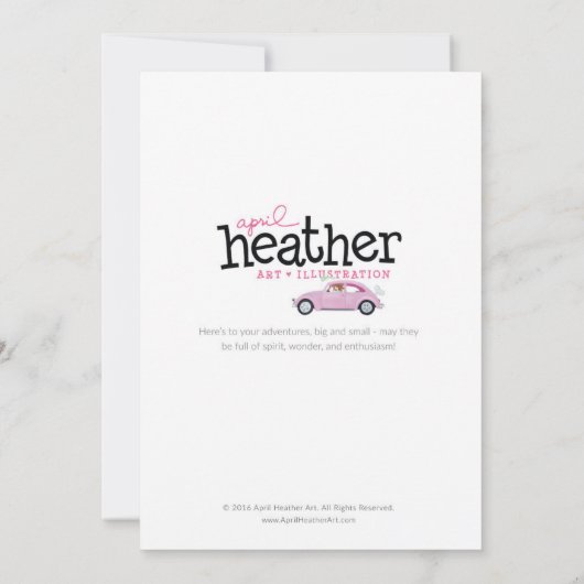 私のBMになる?Dk BrバンブンドブライドBlバンメイド サンキューカード (裏面)