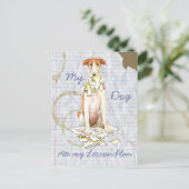 私のBorzoiの食べレッスンプラン ポストカード (スタンド正面)