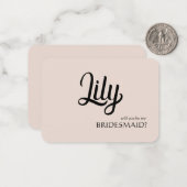 私のBridesmaidカスタマイズ可能なカード ノートカード (正面/裏面インサイチュ)