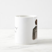 私のBridesmanですか。 黒い髪の人および花嫁 コーヒーマグカップ (中央)