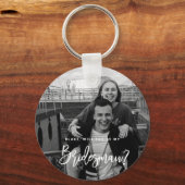 私のBridesman写真キーリング キーホルダー (正面)
