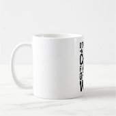 私のCFOの声を使わせないで コーヒーマグカップ (左)