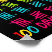 私のClはScの100日頭が切れる先生100日である ポスター (角)
