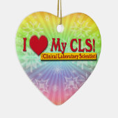 私のCLSラボハート セラミックオーナメント (右)