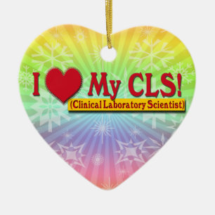 私のCLSラボハート セラミックオーナメント