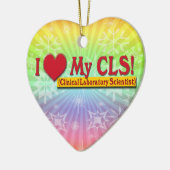 私のCLSラボハート セラミックオーナメント (左)