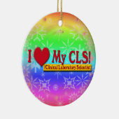 私のCLSラボハート セラミックオーナメント (右)