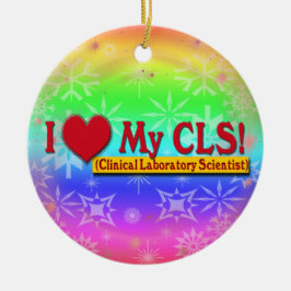 私のCLSラボハート セラミックオーナメント