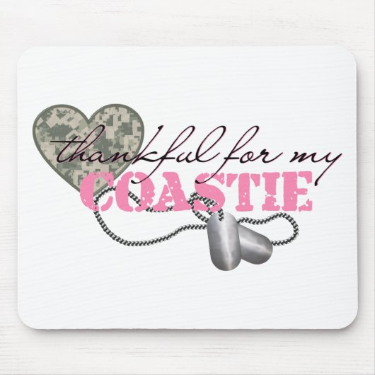 私のCoastieのために感謝している マウスパッド (正面)