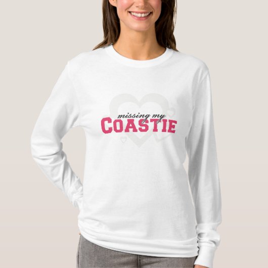 私のCoastieを恋しく思うこと Tシャツ (正面)