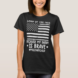 私のDaddのために軍隊の土地の月 Tシャツ