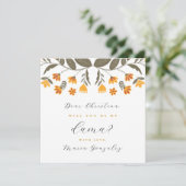 私のDama Proposalキンセアニェラ写真 招待状 (スタンド正面)