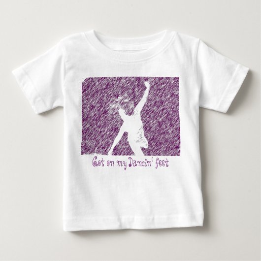私のDancinで得られる… ベビーTシャツ (正面)