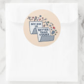 私のDMはあなたのDMより良い ラウンドシール (バッグ)