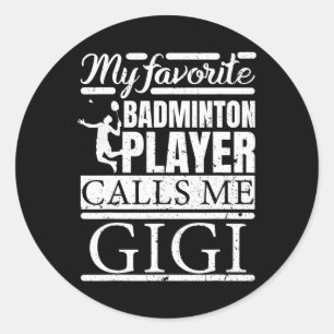 私のDmintonお気に入りのプレーヤーはギギと呼ぶ ラウンドシール