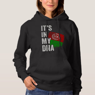 私のDNAでITSアフガニスタン国旗アフガンルーツプライド パーカ