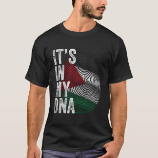 私のDNAにはパレスチナの旗 パレスチナ人 Tシャツ