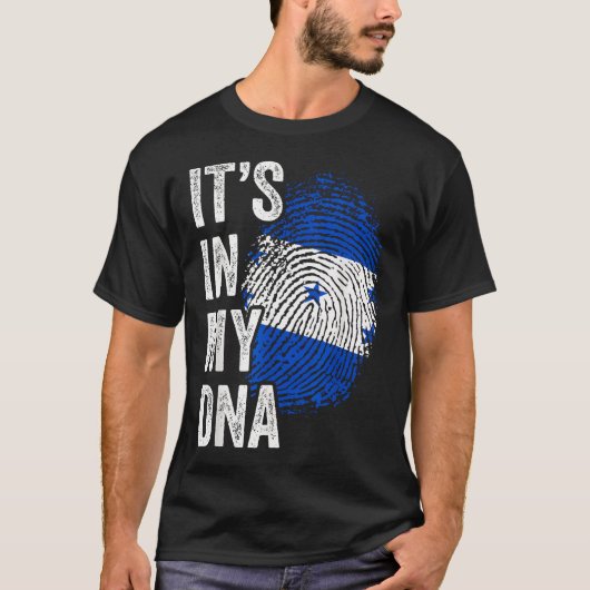 私のDNAにはホンジュラス+プライド Tシャツ (正面)